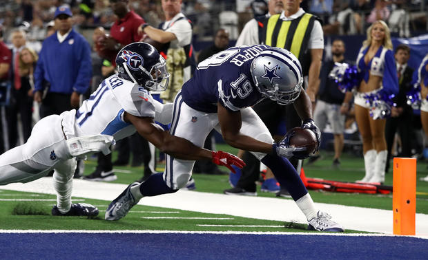 Amari Cooper scores first touchdown as a Cowboy 