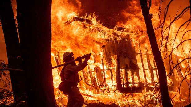 Wildfires tear through Northern, Southern California