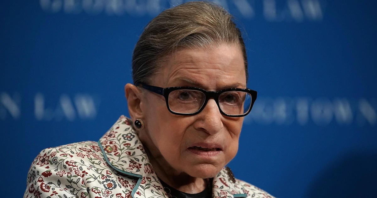 Ruth Bader Ginsburg fractures 3 ribs and hospitalized - CBS News