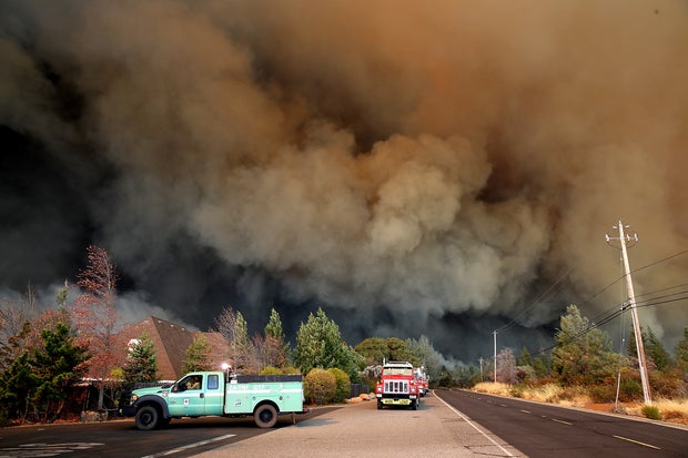 Rapidly-Spreading Wildfire In California's Butte County Prompts Evacuations 