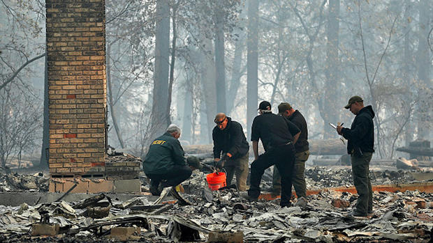 Search for Remains in Butte County - Camp Fire Devastation in Pa 