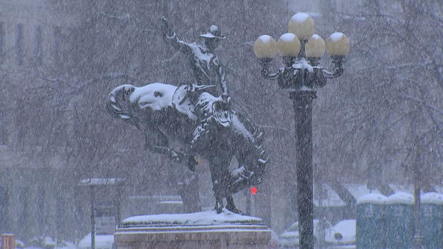 snow in Denver on Nov. 12 