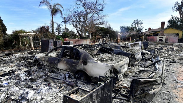 Wildfires tear through Northern, Southern California