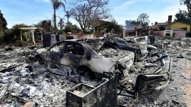 Wildfires tear through Northern, Southern California 