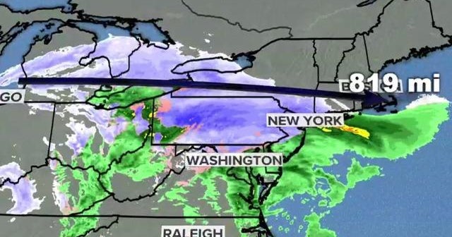 Tracking the first winter storm of the season - CBS News