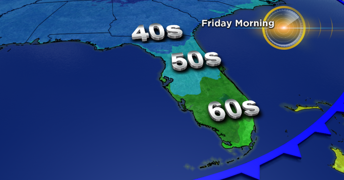 Warm & Humid Air Out, Cooler & Drier Air In - CBS Miami