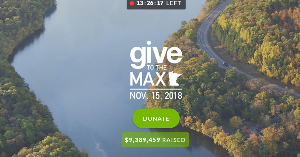 It's Give To The Max Day & Minnesotans' Donations Have Topped 10M