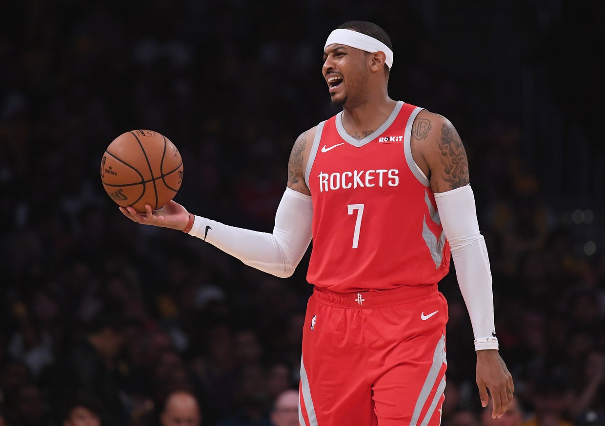 Carmelo Anthony No Longer On Houston Rockets - CBS Texas