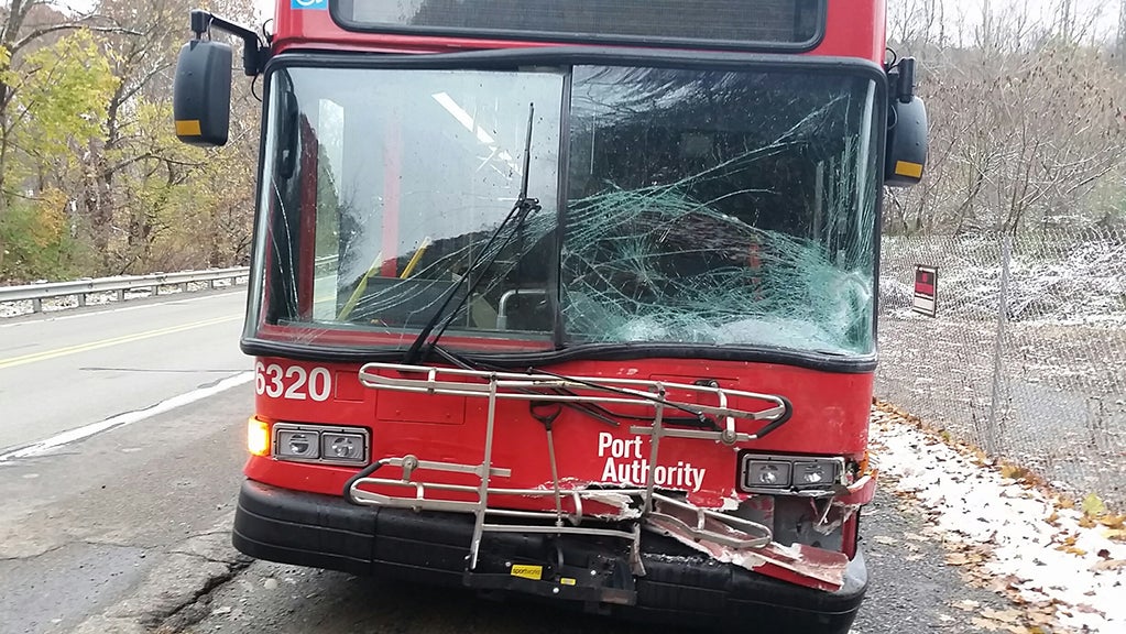 5 Injured In Crash Involving Port Authority Bus, Pickup Truck CBS