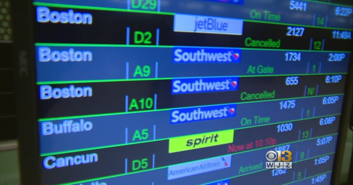 BWI Experiences Weather-Related Delays, Cancellations On First Wintry ...