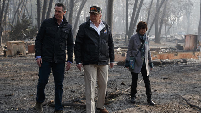 Trump California Wildfires 