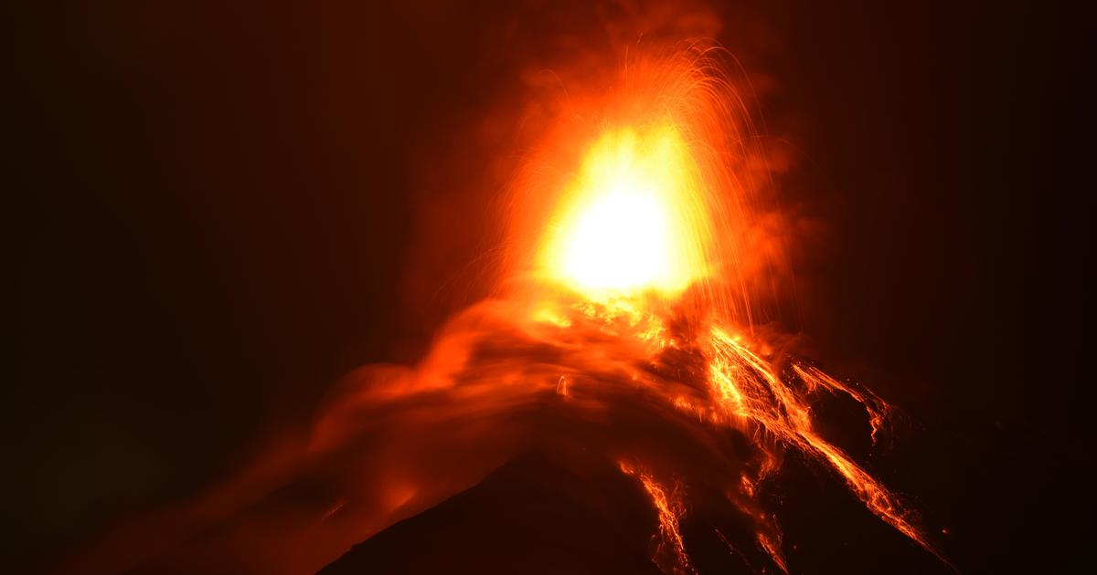 Volcano of Fire in Guatemala, 