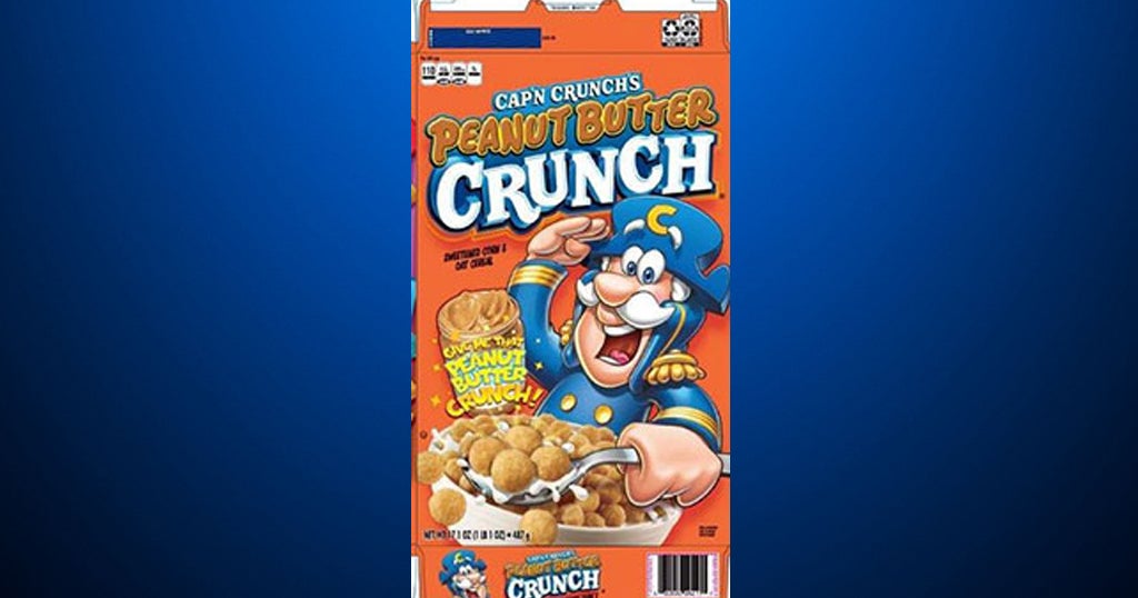 Cap'n Crunch Peanut Butter Crunch Cereal Recalled For Possible