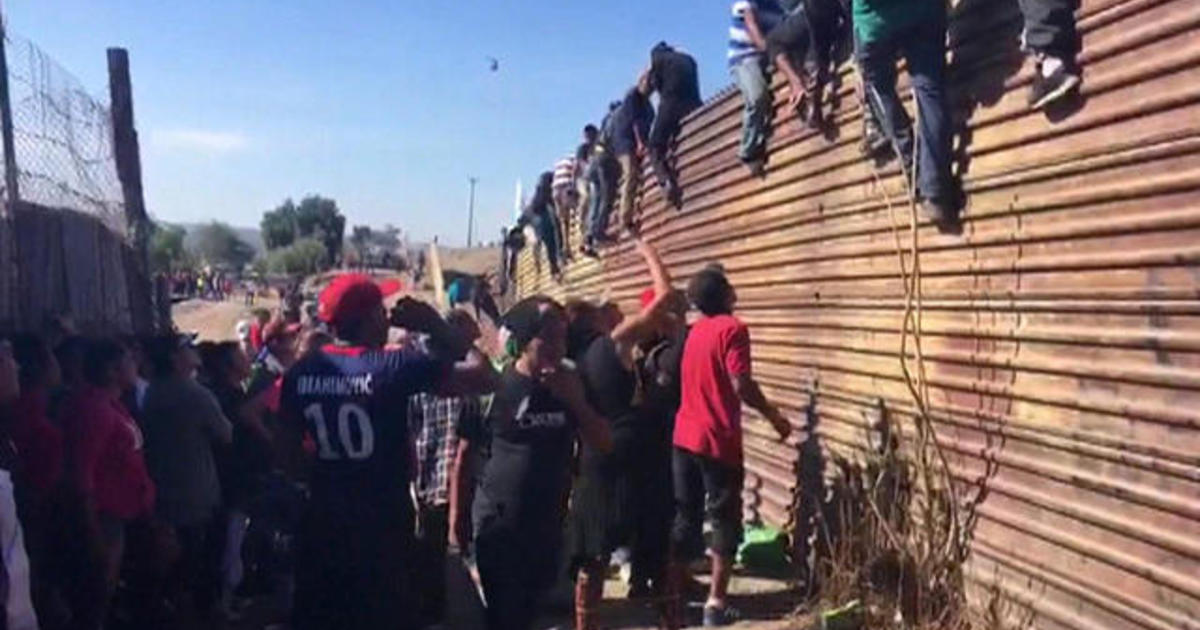 U.S. border crossing reopens after tense clashes with migrants CBS News