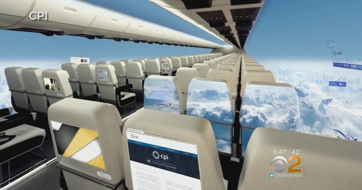 Are Windowless Planes The Future Of Airline Travel Cbs New York 3106