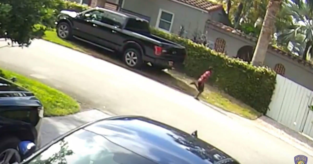 Video Released Of Suspect Who Stole Truck With Child Inside - CBS Miami