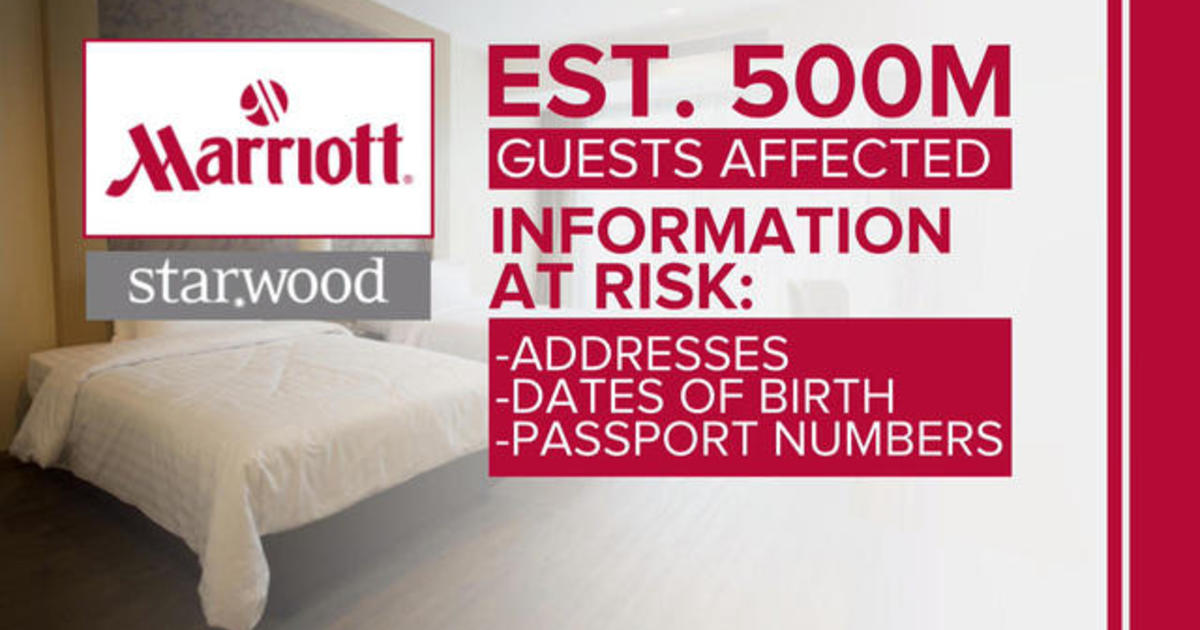 More Than 500 Million Starwood Customers Data Breached Marriott Says