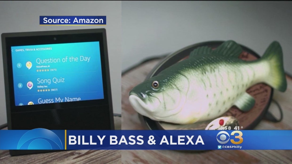 Alexa Hooks Up With Big Mouth Billy Bass - CBS Philadelphia