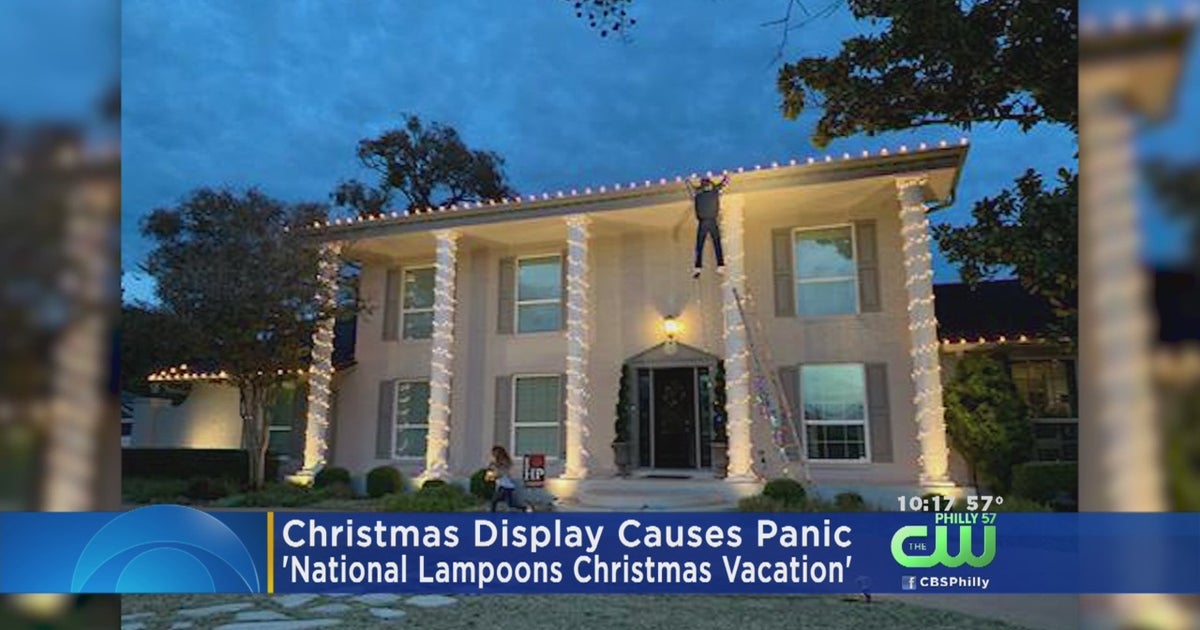 Family Recreates Christmas Light Display So Realistic That Concerned