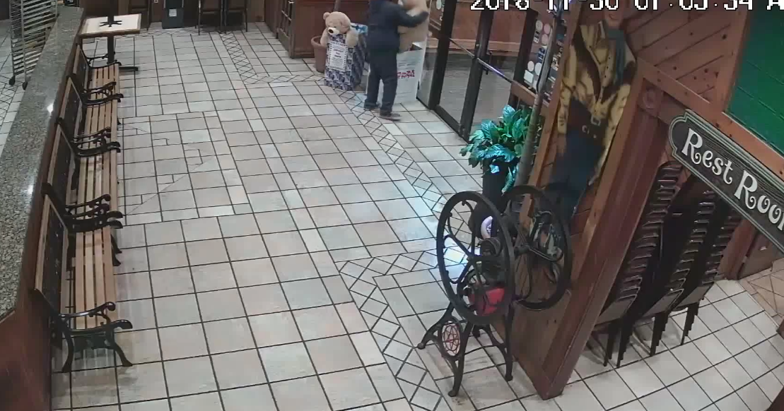 Man Caught On Camera Stealing 2 Teddy Bears From Toys For Tots ...