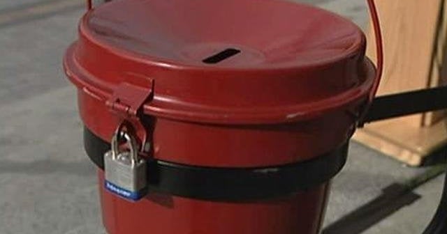 Salvation Army Red Kettle Stolen From Outside Macy's On State Street