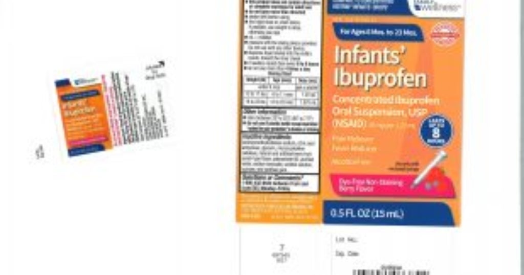Infant Ibuprofen Sold At CVS, Walmart, Family Dollar Recalled CBS Los