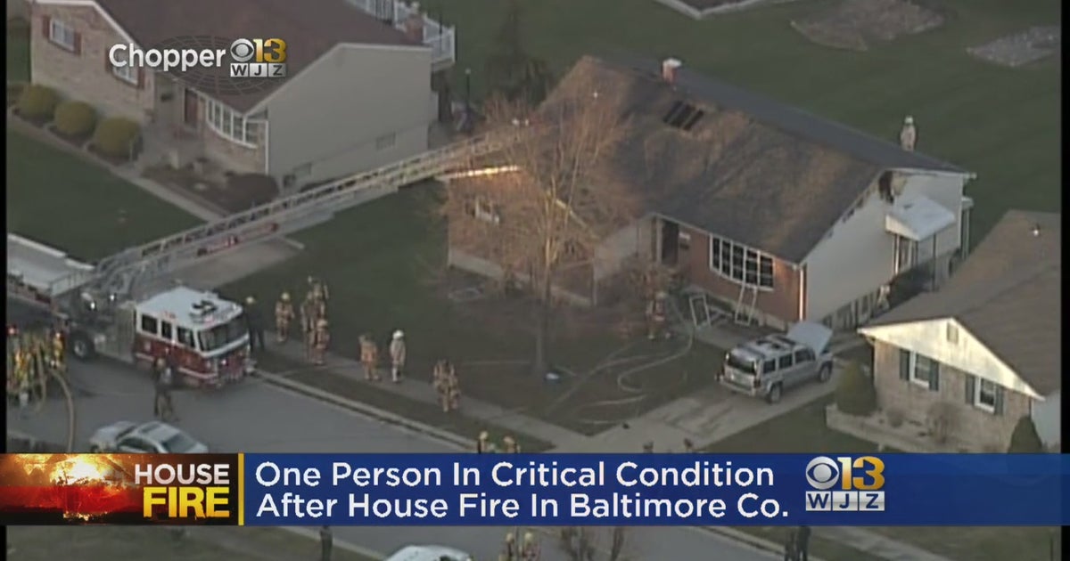 Rosedale House Fire Leaves 1 In Critical Condition CBS Baltimore