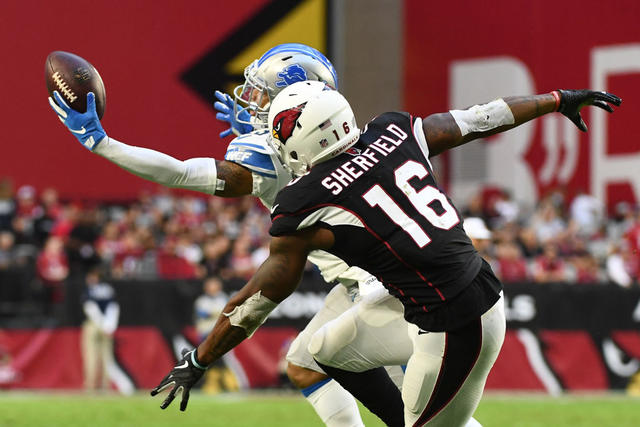 Slay returns interception for TD, Lions beat Arizona 17-3