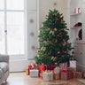 Christmas tree surrounded with gifts 