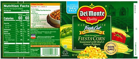Canned corn recall: Del Monte recalls canned corn in 25 states, 12 ...