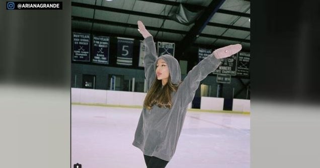 Ariana Grande Sparks Fan Frenzy After Posting Photo From Ice Rink In NJ