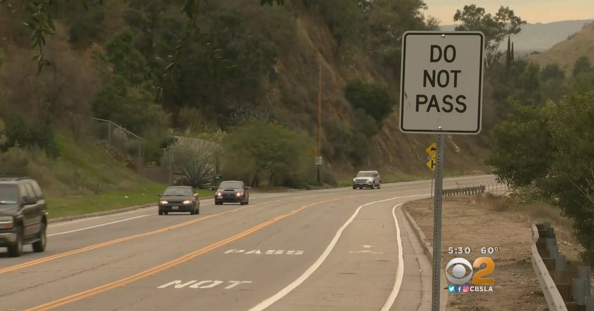 Bike Accident Leads To Safety Improvements On La Tuna Canyon Road CBS