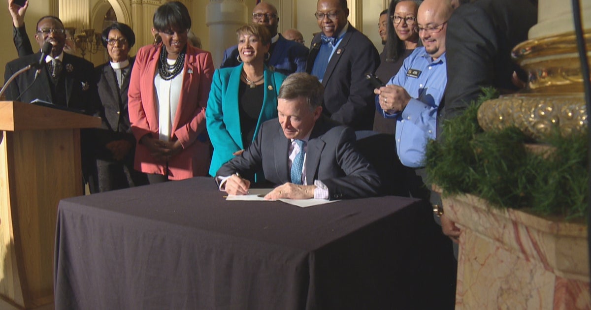 Gov. John Hickenlooper Signs Amendment Abolishing Slavery In Colorado ...