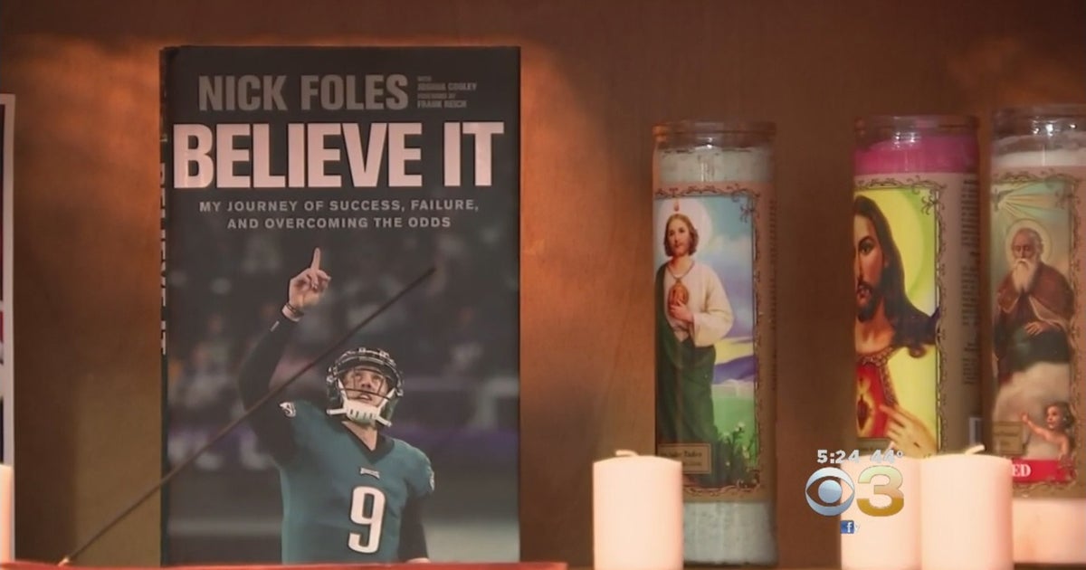 Eagles Players Have Created A Locker Room Shrine To Nick Foles - CBS ...