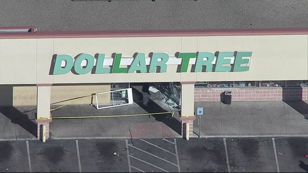 Car Crashes Into Dollar Tree 