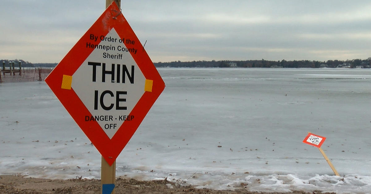 With thin ice danger present on all Minnesota bodies of water, here's how  to keep your children safe - CBS Minnesota