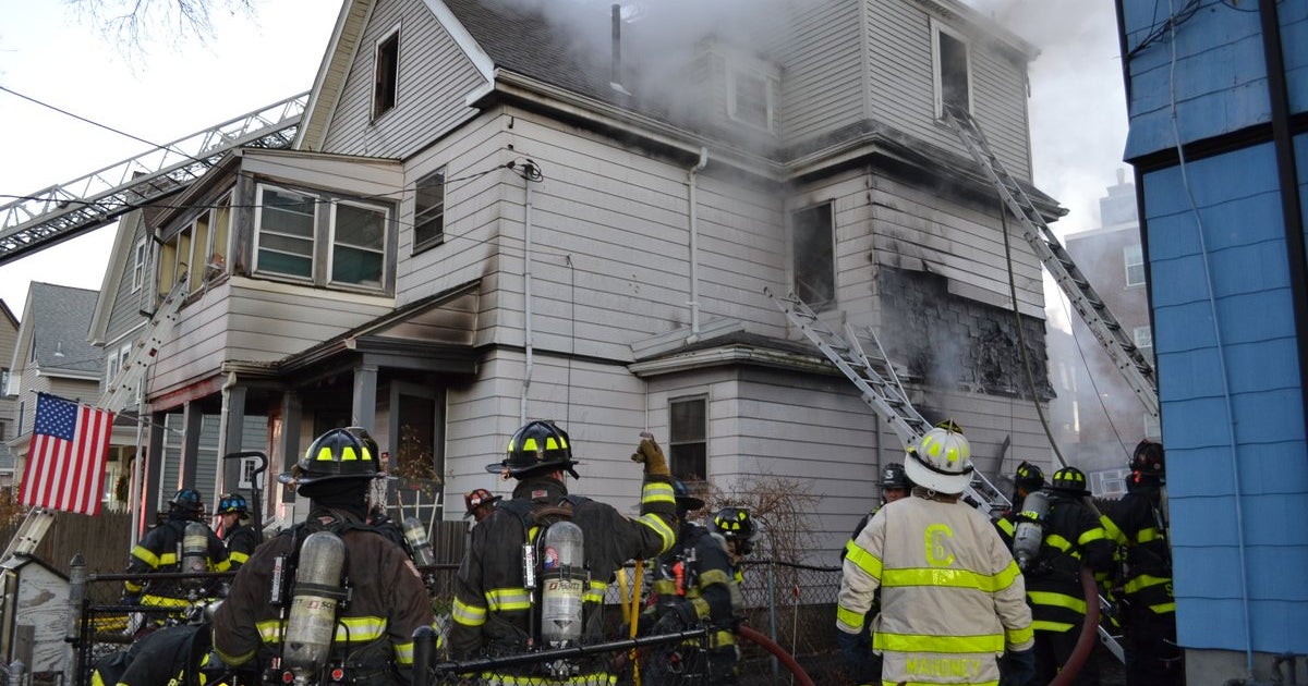 Cambridge Home Damaged After Fire Spreads Through Walls - CBS Boston