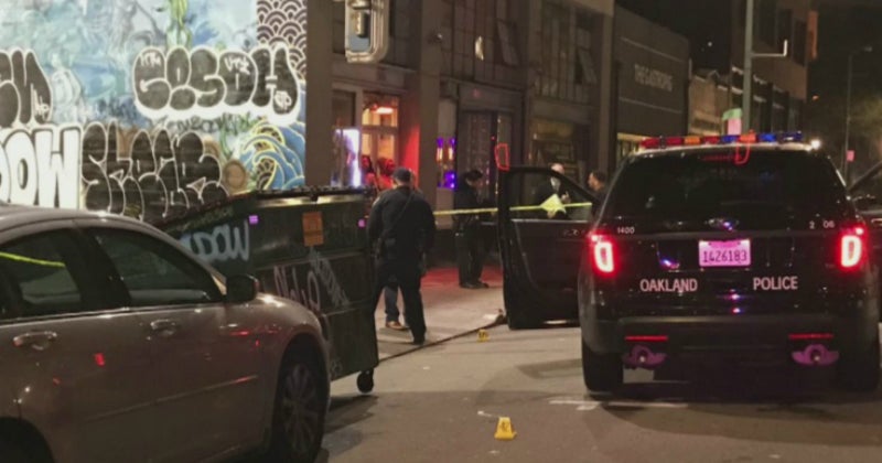 Oakland Police Investigate Fatal Downtown Shooting Sunday CBS San Francisco