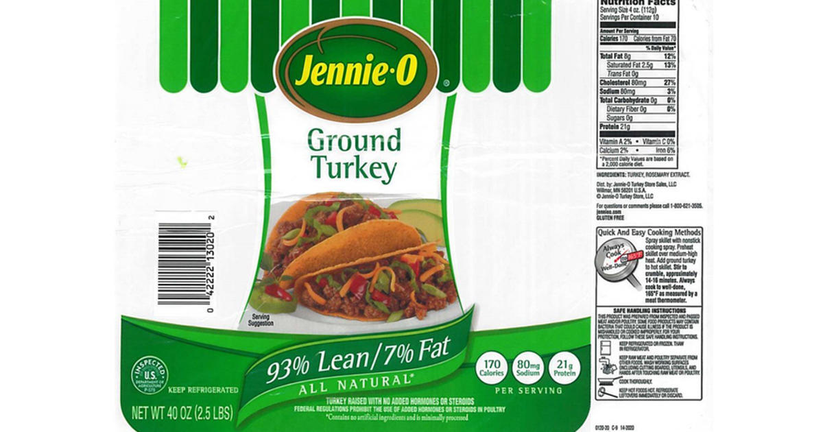 Over 164,000 Pounds Of Ground Turkey Recalled; Dozens More Sick In