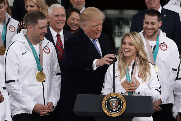 President Trump Welcomes U.S. OLympic Athletes To The White House 