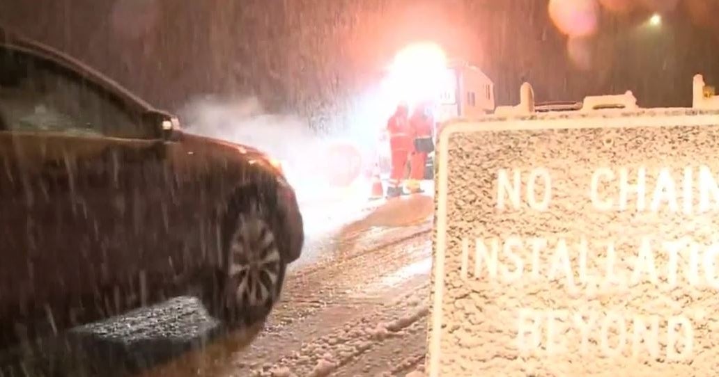 Storm Front Bringing Scattered Rain, Snow To Parts Of SoCal Christmas ...