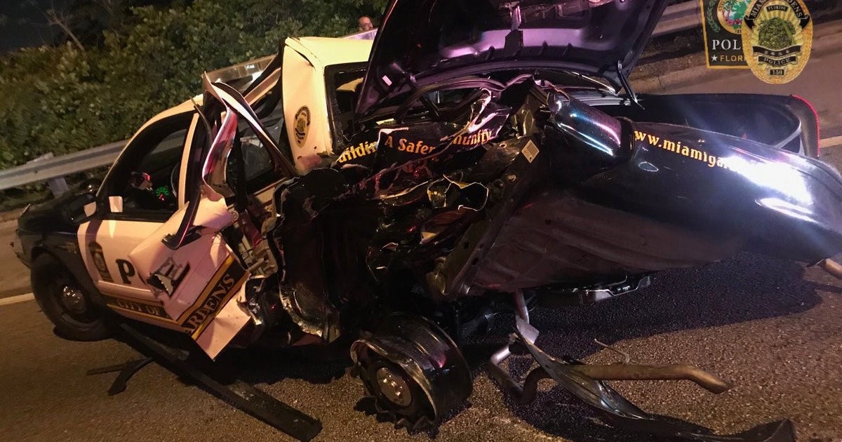 Drunk Driver Arrested After Slamming Into Miami Gardens Police Cruiser ...