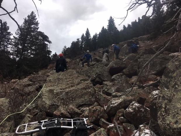 Pinned Hiker Rescue 2 (CREDIT Boulder County SO) 