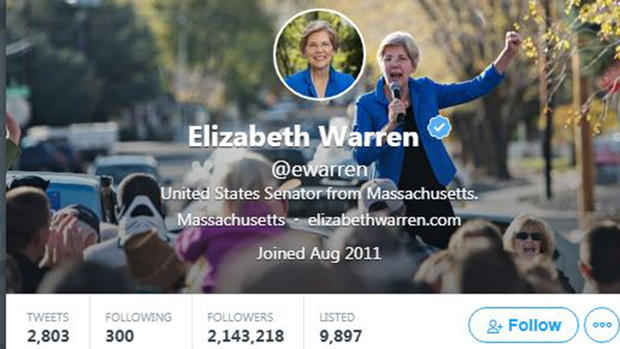 Elizabeth Warren Twitter 