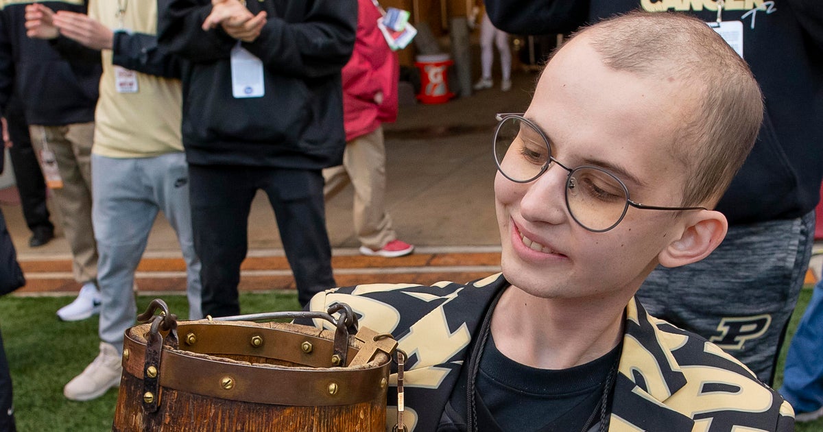 Purdue superfan Tyler Trent dies from cancer at age 20 CBS News
