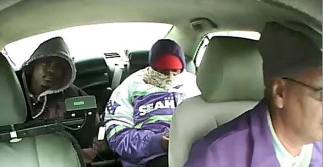 Taxi robbery suspects 