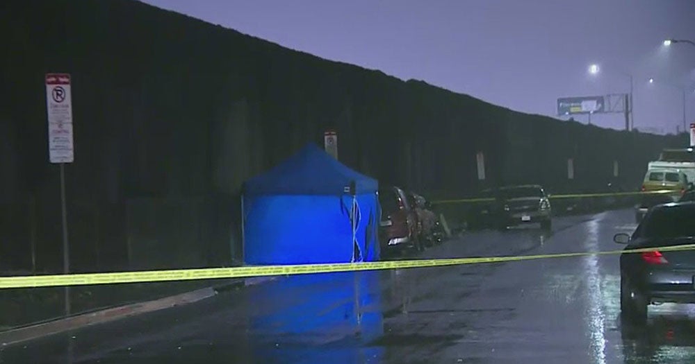 Body Found In Trash Can Burning In South LA - CBS Los Angeles