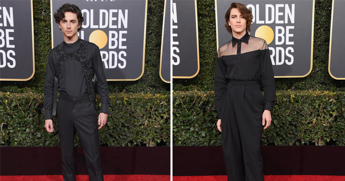 Golden Globes style: Cody Fern and Billy Porter challenged gender norms -  Vox
