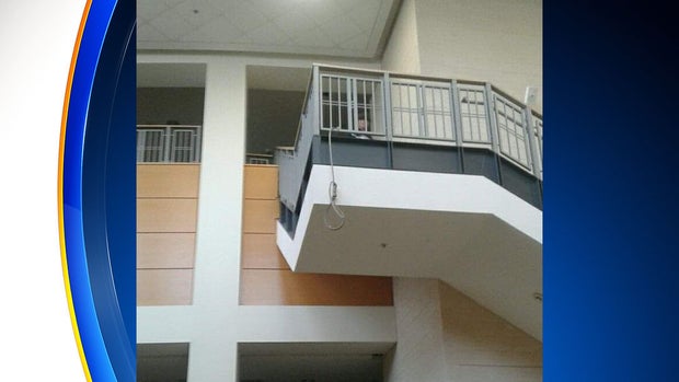 noose inside Weatherford High School