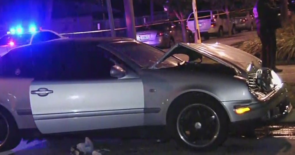 Crashing End To Brownsville Police Chase CBS Miami